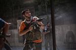 Aleppo. Oprører på gaden i Syriens største by. 