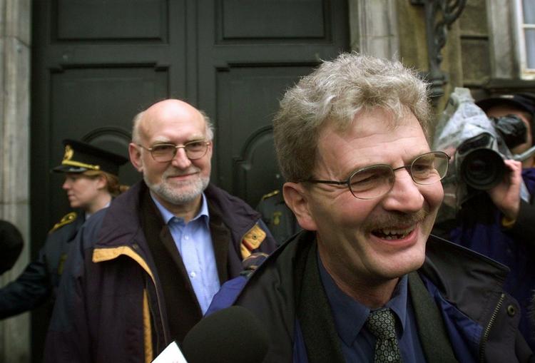 Aage Frandsen and Holger Nielsen are criticising senior Socialist People's Party members for choosing their winner in the party leadership race before anyone has yet said they are contestants. Archive. 