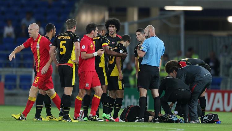 2-0. Belgien fik let spil i Wales i fredags, da James Collins blev udvist tidligt i kampen, hvor anfører  Vincent Kompany og Jan Verthongen scorede for gæsterne. 