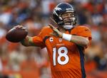 Tilbage. Manning sad ude i hele sidste sæson, men havde ingen problemer med at skrive en kontrakt med Denver til en værdi af 537 millioner kroner. 