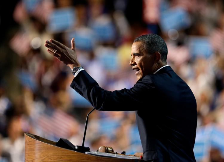 Optur. Præsident Barack Obama fik lunkne anmeldelser for sin tale ved demokraternes partikongres i torsdags. Nu viser målinger, at han vinder vælgere efter kongresserne. 