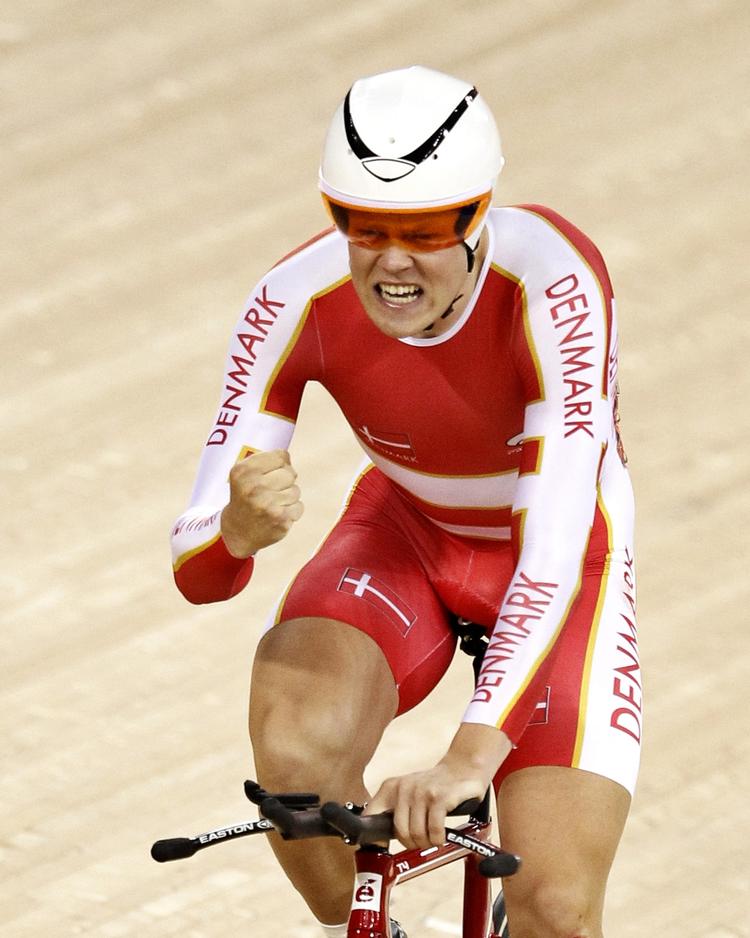 stærk. Lasse Norman Hansen er vant til de skrå brædder på banen. Og sammen med Marc Hester er han kommet godt fra start i Gents seksdagesløb. 