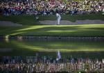 aflyst. Sergio Garcia putter under sidste års Andalucia Masters, som spanieren vandt. 