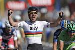 dacapo. Med sin anden etapesejr i træk i Tour of Britain snuppede Mark Cavendish også løbets førertrøje, når det går videre i morgen. 