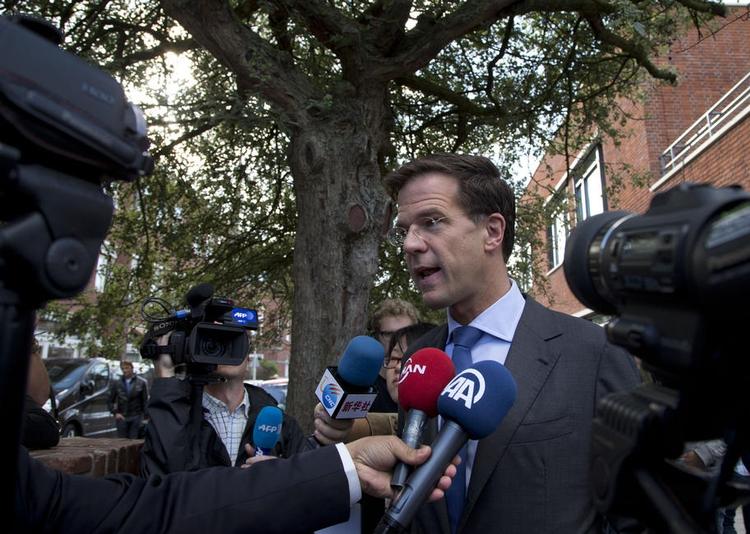 SEJRHERRE? Mark Rutte ser alligevel ud til at løbe med sejren i Holland. 