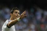 TRIST? Cristiano Ronaldo har skabt røre i Madrid efter, at han undlod at juble over sine scoringer i Real Madrids seneste kamp. 