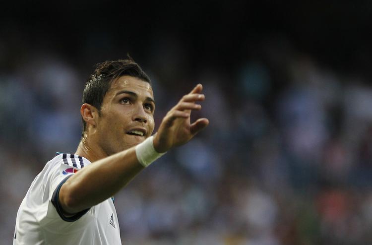 TRIST? Cristiano Ronaldo har skabt røre i Madrid efter, at han undlod at juble over sine scoringer i Real Madrids seneste kamp. 