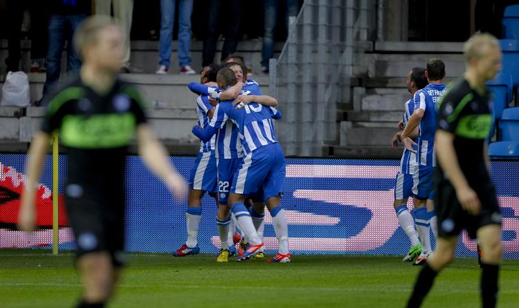 Jubel. Martin Braithwaite scorede både målene til 1-0 og 2-0. 