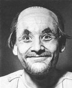 Spiller. Preben Harris som en af håndværkerne i  Shakespeares 'En skærsommernatsdrøm'.  Foto: Fra bogen 