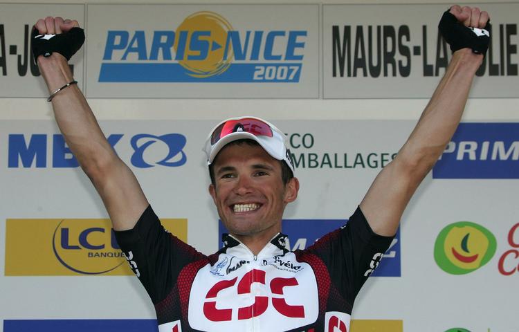 tilbage. I tre år kørte Alexander Kolobnev for Bjarne Riis, som han nu vender tilbage til. 