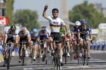 Verdensmestertrøje. Mark Cavendish blev verdensmester sidste år i Danmark og har siden sejret 15 gange i den stribede VM-trøje. 