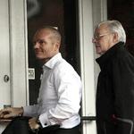 Stein Bagger ankommer til Ringsted Arrest