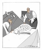 Frokostmenu. De studerende bør starte med at forberede sig, mener lektor Peter Lauritsen. Illustration: Per Marquard Otzen 