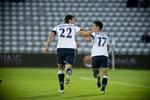 Kontrast. På grønsværen imponerer AGF'erne i øjeblikket. Mandag blev det til en 3-2-sejr over FCM. 