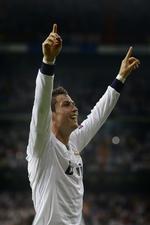 Succes. Ronaldos ansigtsudtryk havde set anderledes ud, hvis Real Madrid ikke havde fået vendt opgøret mod City i de sidste tre minutter. 