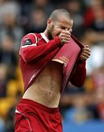 Klar. Angriberen Mikkel Beckmann måtte udgå af topkampen mod FCkKi lørdags, men er meldt fit  til CL-debut mod Donetsk. 