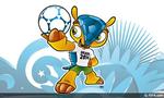 maskot. Sådan kommer maskotten for VM i Brasilien 2014 til at se ud. Bæltedyret får et navn omkring midten af november. 