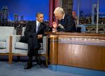 Romney-udtalelse. Præsident Barack Obama kritiserer sin rival i kampen om præsidentembedet, Mitt Romneys, udtalelser og 47 procent af den amerikanske befolkning på David Lettermans talkshow 'The Late Show'. 