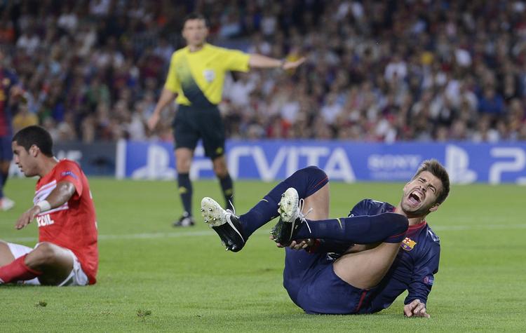 Skadet. Verdensmesteren er ude 2-3 uger. 