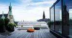 UDSIGT. Lejligheden har en kæmpe tagterrasse med udsigt mod Christiansborg. 