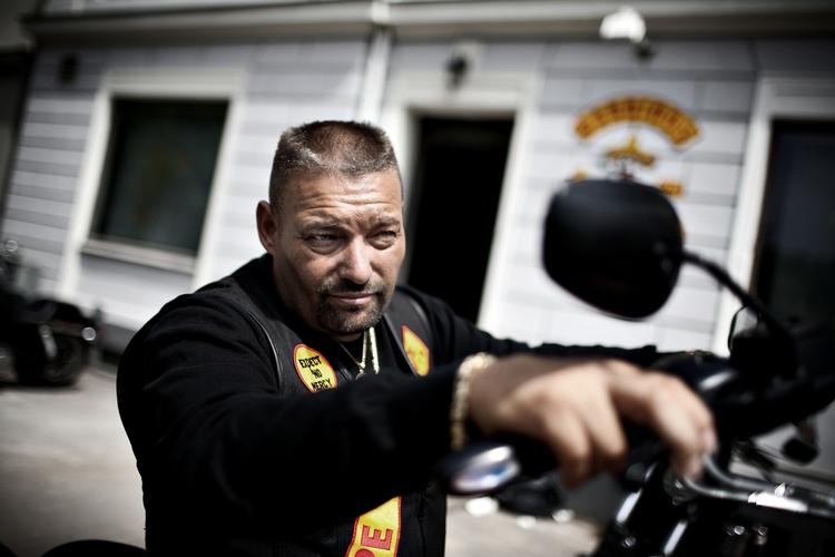 ROCKERGRUPPE. Jim Tinndahn (billedet) overlod tidligere på sommeren posten som præsident til Michael 'Kokken' Rosenvold. Ifølge Bandidos var skiftet frivilligt. Arkivfoto. 
