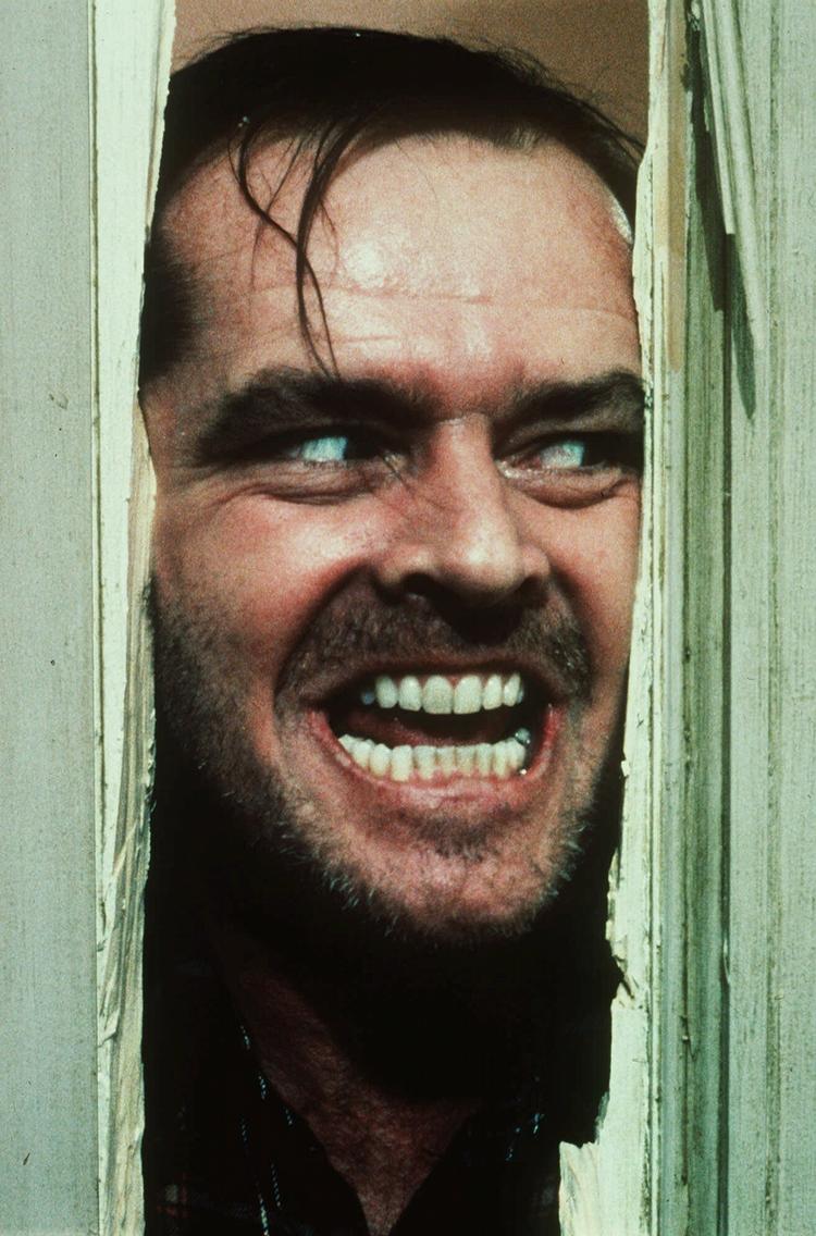 STJERNEFILM. Jack Nicholson gjorde i rollen som Jack Torrance filmatiseringen af 'Ondskabens hotel' til en klassiker. 