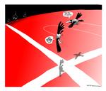 Livet. Drop jeres fordomme om Udkantsdanmark, og fri os fra særlige støtteordninger. Tegning: Jørn Villumsen 