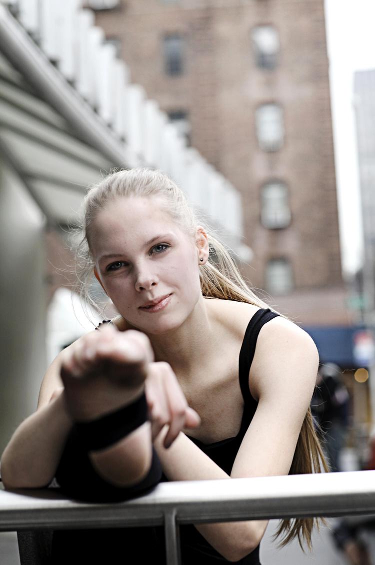 inspiration. Ida Spedtsberg har danset meget  ballet, men tiden på Oure har åbnet hendes øjne for moderne dans. 