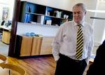 Farvel. Frank Kristensen har ikke længere bestyrelsens tillid og er fortid i Vestjysk Bank. 
