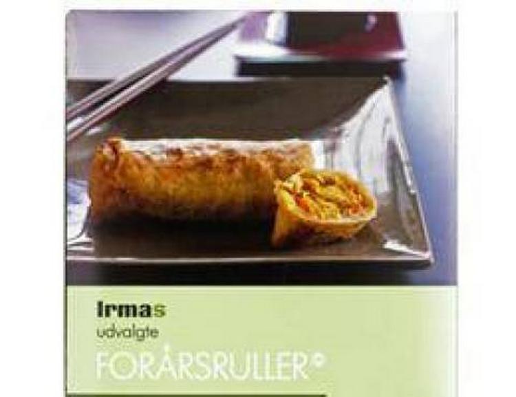 udeklareret. Æggepulveret i Irmas forårsruller står ikke i varedeklarationen. Allergiske mennesker risikerer kraftige reaktioner, hvis de spiser rullerne i den tro, at de ikke indeholder æg. 