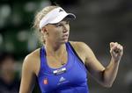 Sejr. Wozniacki er klar til en kvartfinale mod polakken Agnieszka Radwanska. 