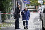 KNIVDRAB. En ung mand på 21 år blev i går stukket ihjel på et pizzaria i Vanløse. 