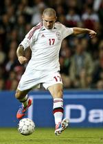 Comeback. Leon Andreasen havde netop fået karrieren på ret køl igen, hvilket bl.a. førte til endnu en optrædende på landsholdet i VM-kvalkampen mod Tjekkiet. 