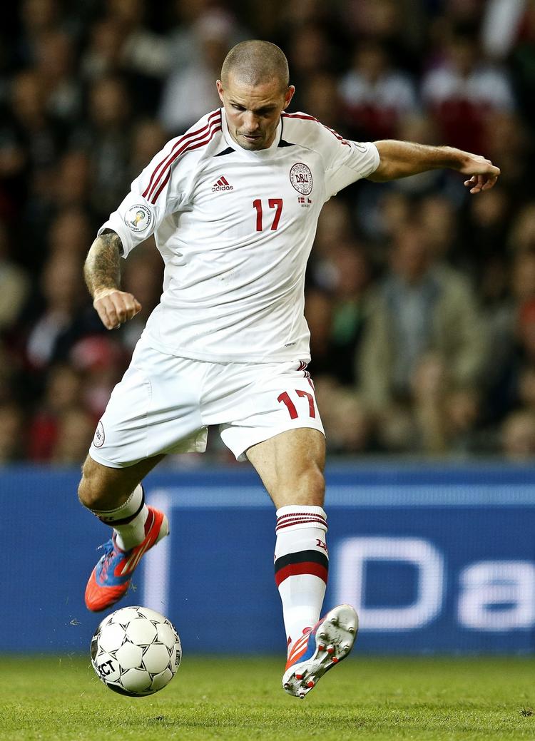 Comeback. Leon Andreasen havde netop fået karrieren på ret køl igen, hvilket bl.a. førte til endnu en optrædende på landsholdet i VM-kvalkampen mod Tjekkiet. 