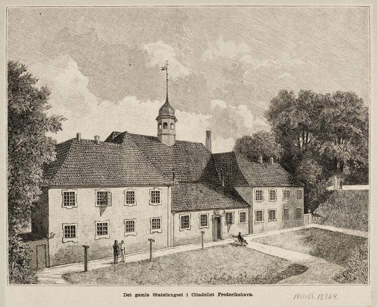 Arrest. Michael Brabrand blev sat i fængslet på Kastellet for at  statuere et  eksempel i det  revolutionsnervøse København. 