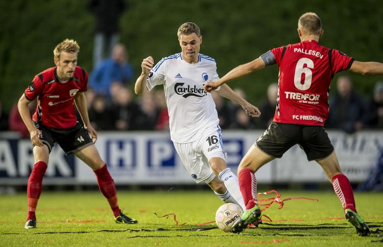 UDEBANE. Endnu en gang skal Thomas Kristensen og FCK møde en jysk modstander i pokalen. 