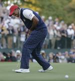 Taber. Tiger Woods led to nederlag på Ryder Cuppens førstedag. 