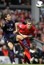 Kriger. Daniel Agger (t.h.) kom til skade i matchen mod Manchester United for en uge siden. 