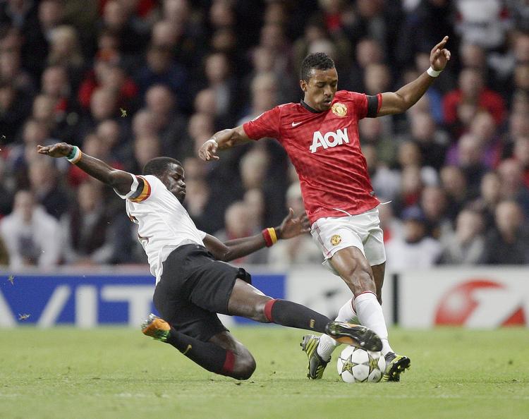 Nani. Kantspilleren har spillet 199 kampe og scoret 37 gange for Man. United. 
