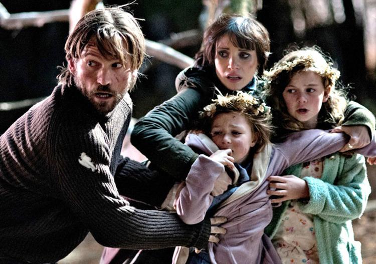 GYS. Nikolaj Coster-Waldau (tv.) i den psykologiske thriller, 'Mama', som reklametrommerne netop er begyndt at buldre for i Hollywood. 