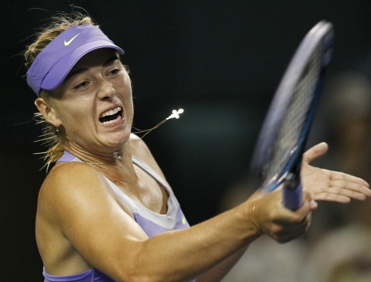decibel. Russiske Maria Sharapova er den spiller, der larmer mest med hvin og hyl på banen. Men det er en naturlig vane, siger hun. 