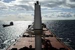 The Drogden Channel through the Sound – 300 metres at its narrowest point. This vessel, the Baltic Breeze, did have a pilot on board. 