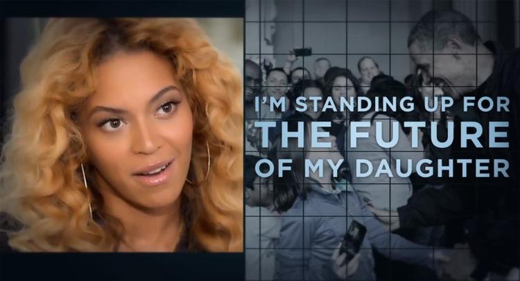 STØTTE. Beyoncé er blandt de kendte kvinder, der nu helt åbenlyst erklærer deres støtte til Obama som forsvarer af amerikanske kvinders rettigheder. Det sker i en ny video, der er landet på nettet lige op til den første præsident-valgduel på amerikansk TV. 