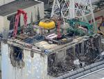 RUIN. En af de stærkt beskadigede reaktorbygninger i Fukushima, der var skyld i udslip af store mængder radioaktivitet efter naturkatastrofen i 2011. 