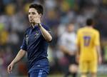 Sidelinjen. Samir Nasri må nøjes med at følge det franske landshold på tv. 
