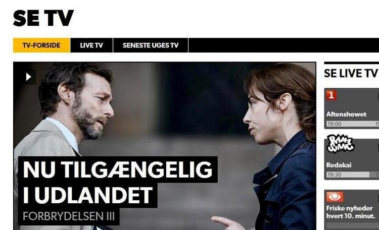 TV. Danskere, der ikke bor i Danmark,  får nu lov til at følge Sarah Lunds jagt på kidnapperen af skibsrederen Robert Zeuthens datter Emilie. 