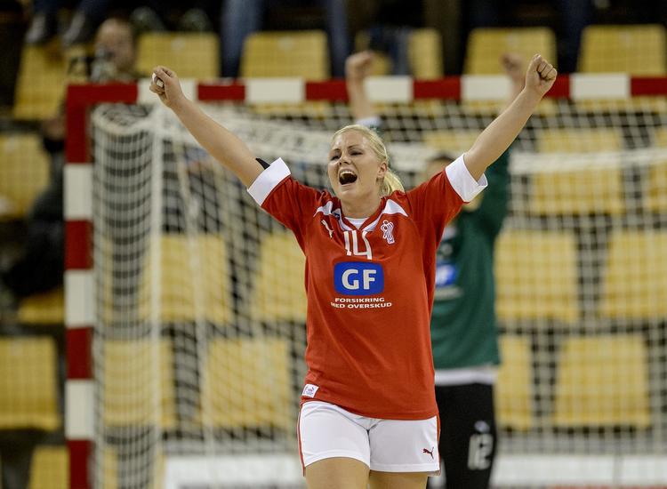 Jubi. Lotte Grige scorer mod Frankrig 