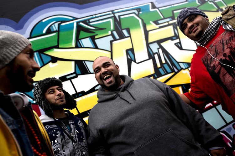 Rebeller. De egyptiske oprørsrappere Revolution Records, Arabian Knightz og el Deeb på Nørrebro. 