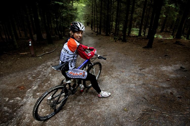 VERDENSMESTER. For andet år i træk blev Annika Langvad verdensmester i mountainbike. 