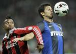 Derby. Trods en mand i undertal det meste af anden halvleg slog Andrea Ranocchia, og Inter rivalerne fra AC Milan med blandt andre Robinho på holdet. 